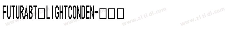 FuturaBT LightConden字体转换